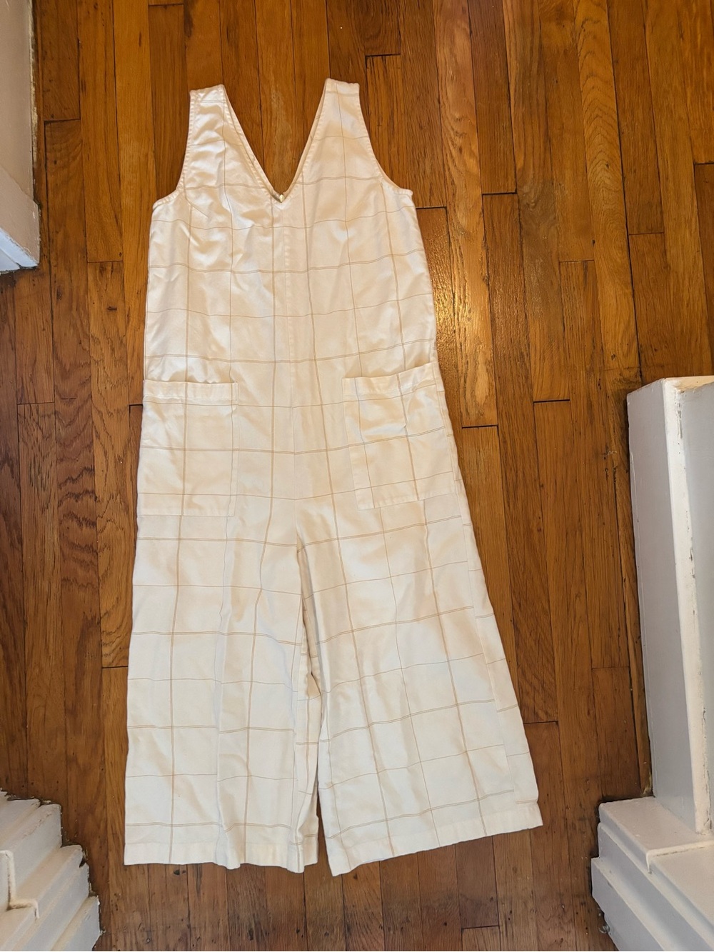 Madewell x Laude the Label Windowpane Jumpsuit